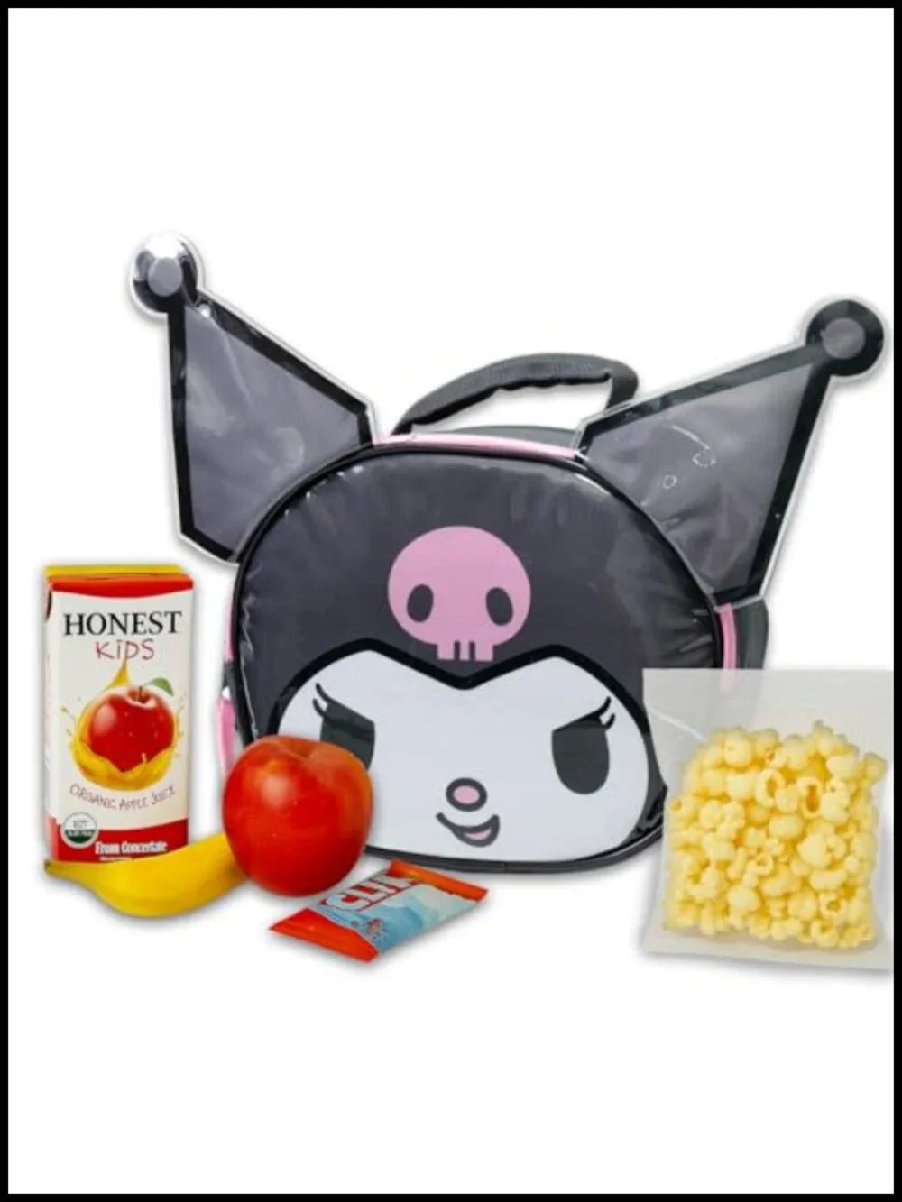 Sanrio Hello Kitty Backpack with Lunch Box Set for Kids School Insulated Kuromi